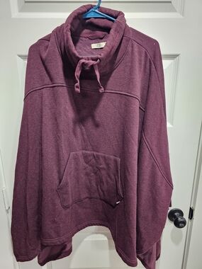 UGG Plush Funnel Neck Pullover - Plum